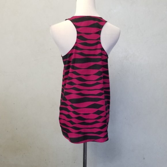 Aqua animal printed racer back top size S (S11) - Picture 6 of 6